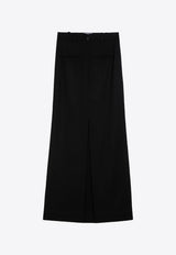 Victoria Beckham Essential Wool Long Skirt Black 1124WSK002885CWO/P_VIBEC-BLK