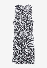 ROTATE Zebra-Print Sequined Mini Dress 1125812959PL/P_ROTAT-2959