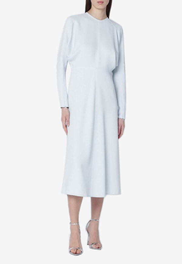 Victoria Beckham Dolman Midi Dress Light Blue 1126WDR005231AVI/S_VIBEC-GB