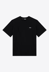 ROTATE Logo Patch Crewneck T-shirt Black 112880100CO/P_ROTAT-100