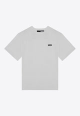 ROTATE Logo Patch Crewneck T-shirt White 112880400CO/P_ROTAT-400