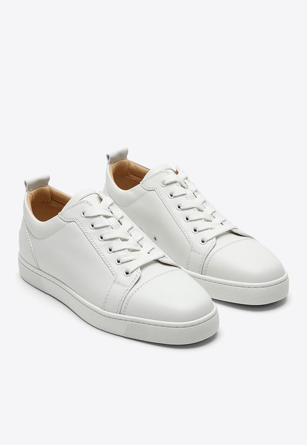 Christian Louboutin Louis Junior Leather Low-Top Sneakers White 1130548LE/O_LOUBO-WH01