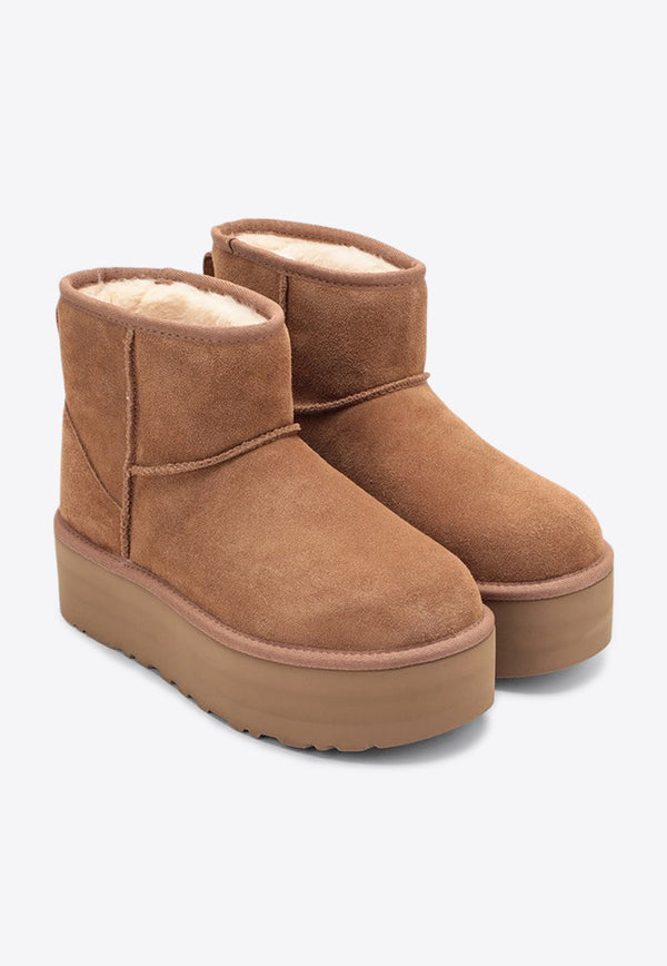 UGG Classic Mini Platform Suede Boots Brown 1134991SUE/O_UGG-CHE