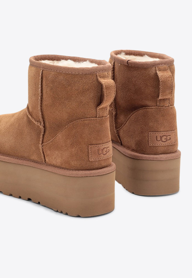 UGG Classic Mini Platform Suede Boots Brown 1134991SUE/O_UGG-CHE