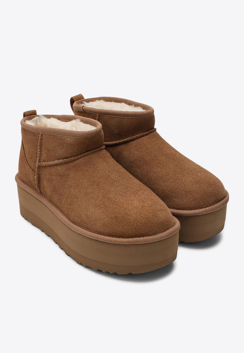 UGG Classic Ultra Mini Platform Boots Chestnut 1135092LE_UGG-CHE