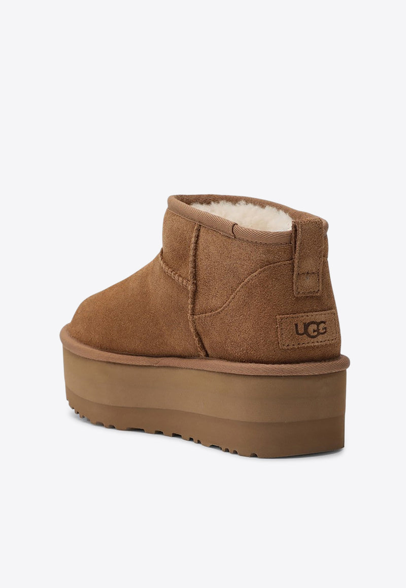 UGG Classic Ultra Mini Platform Boots Chestnut 1135092LE_UGG-CHE
