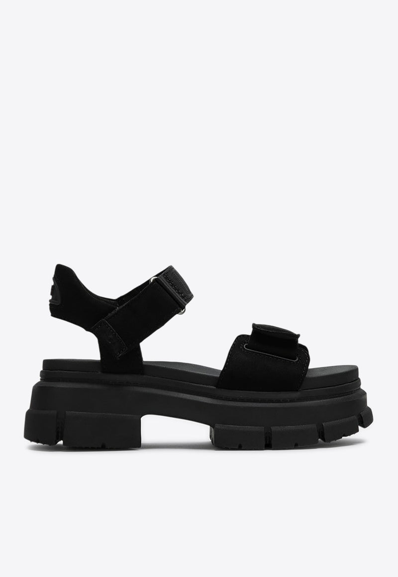 UGG Ashton Ankle Leather Sandals Black 1136764SUE/O_UGG-BLK