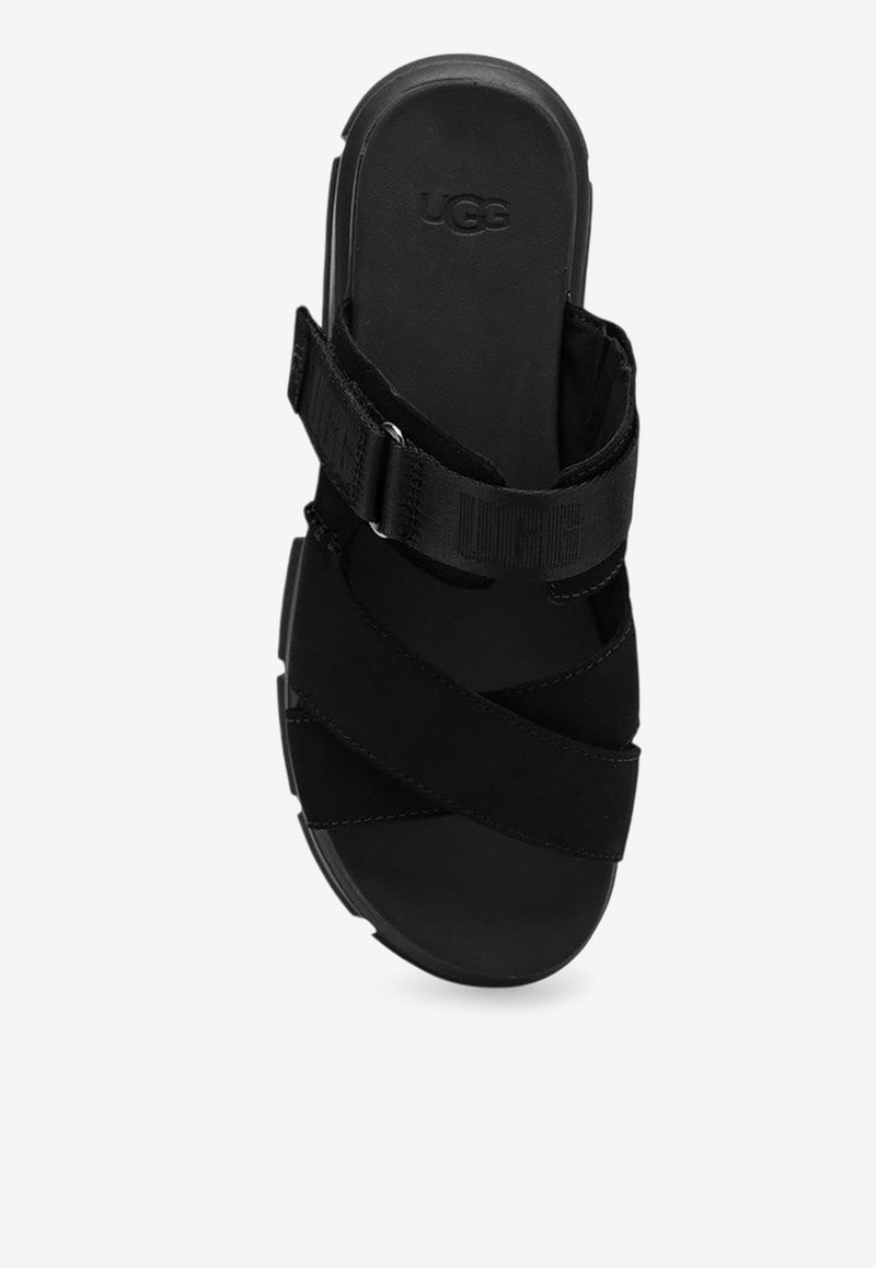 UGG Ashton Leather Sandals Black 1136765SUE/O_UGG-BLK