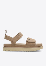 UGG Goldenstar Leather Flat Sandals Gray 1136783SUE/O_UGG-DRI