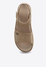 UGG Goldenstar Leather Flat Sandals Gray 1136783SUE/O_UGG-DRI