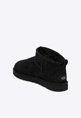 UGG Classic Ultra Mini Suede Boots Black 1137391LE_UGG-BLK