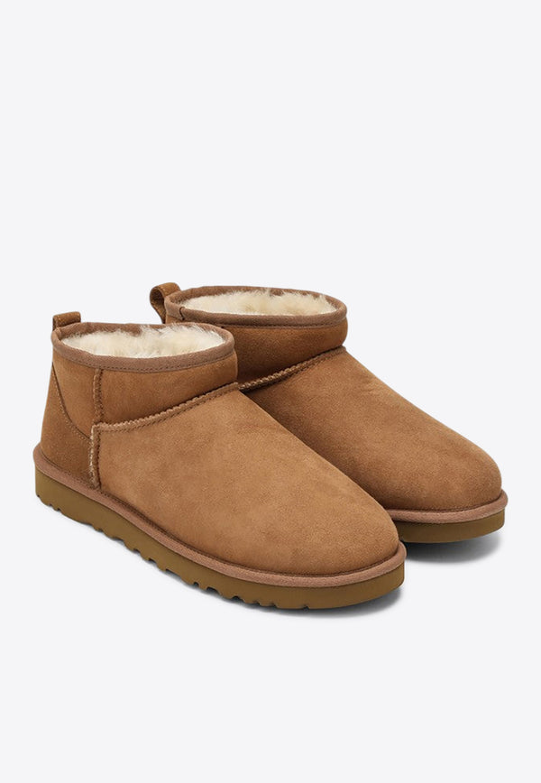 UGG Classic Ultra Mini Ankle Boots Chestnut 1137391SUE/Q_UGG-CHE