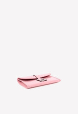 Jige Elan 29 Clutch Bag in Rose Sakura Swift Leather