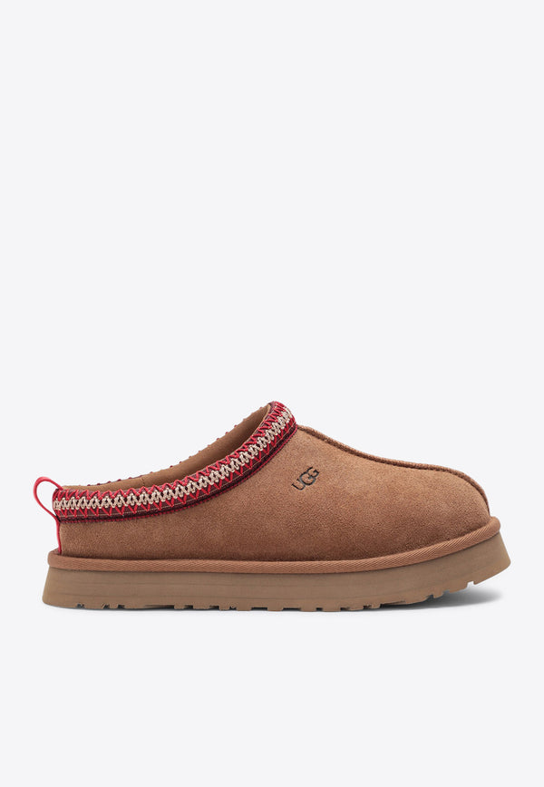 UGG Kids Boys Tazz Suede Slippers Chestnut 1143776KSUE/R_UGG-CHE