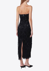 ROTATE Beaded Fringe Midi Dress 114622100PL/R_ROTAT-100