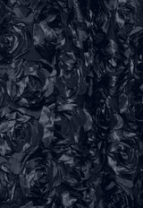 ROTATE 3D Flower Midi Sun Skirt Navy 1150251725_NAVY