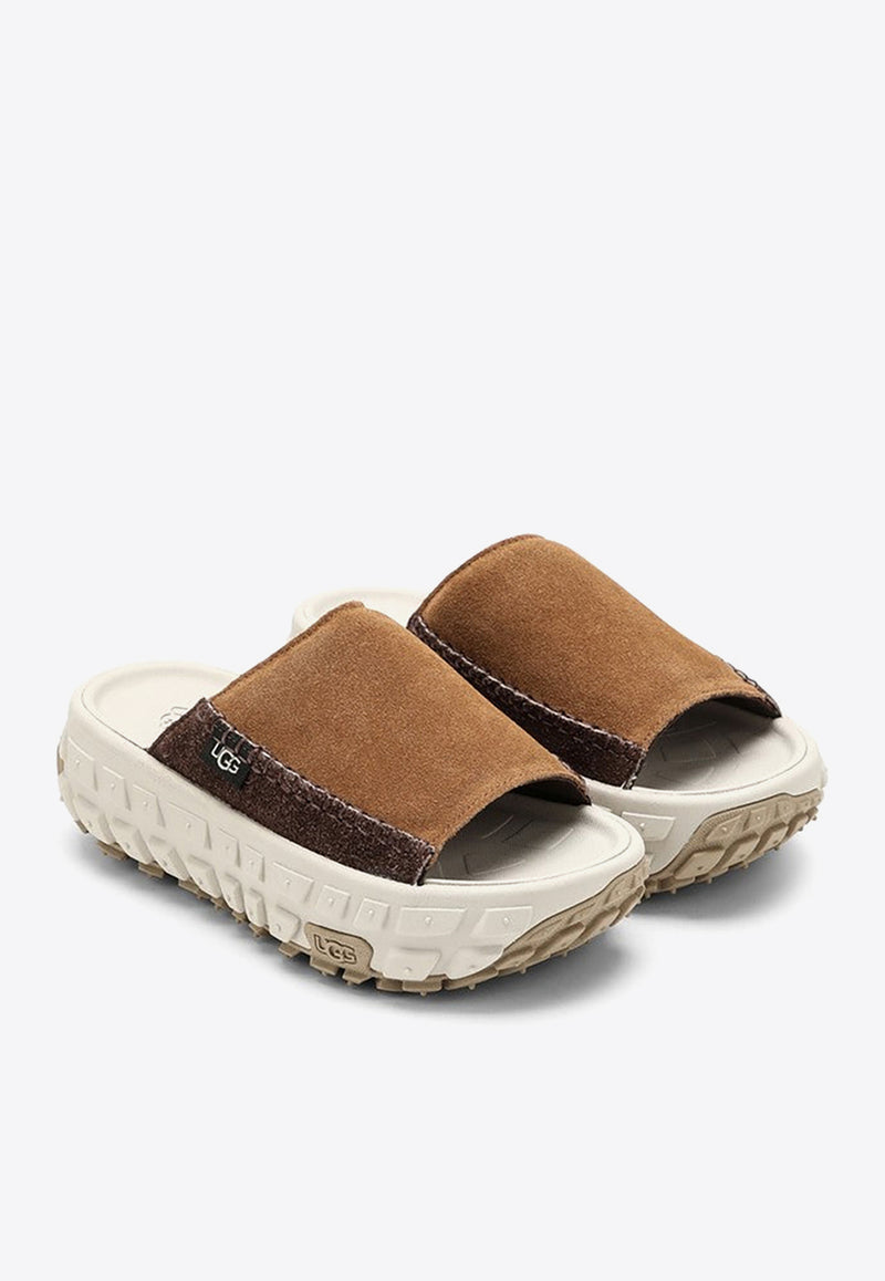 UGG Venture Daze Flatform Suede Slides Chestnut 1152680SUE/O_UGG-CTC