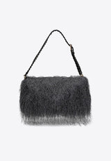 Dries Van Noten Fringed Shoulder Bag  Gray 115412031/R_DRVNO-803
