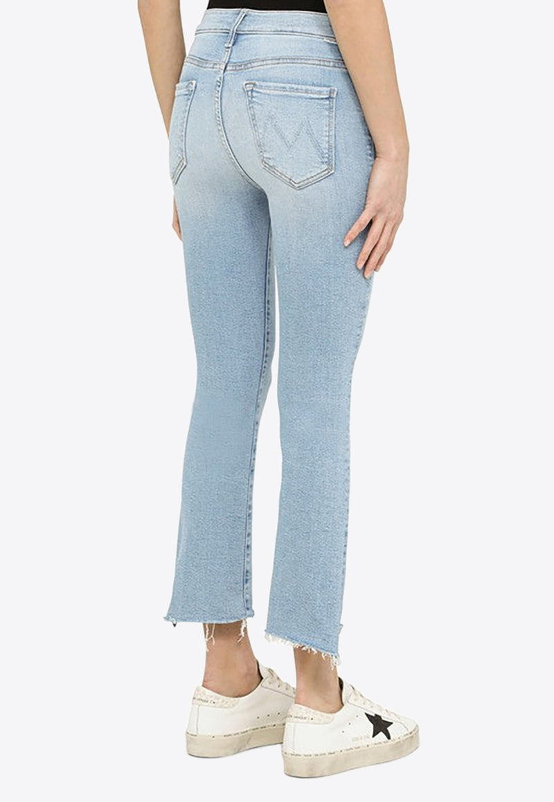 MOTHER Slim-Leg Cropped Jeans Light Blue 1157-1008CO/M_MOTH-LIT