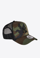 New Era New York Camouflage Trucker Cap Green 11579473CO/1_NEWER-WDCBLK