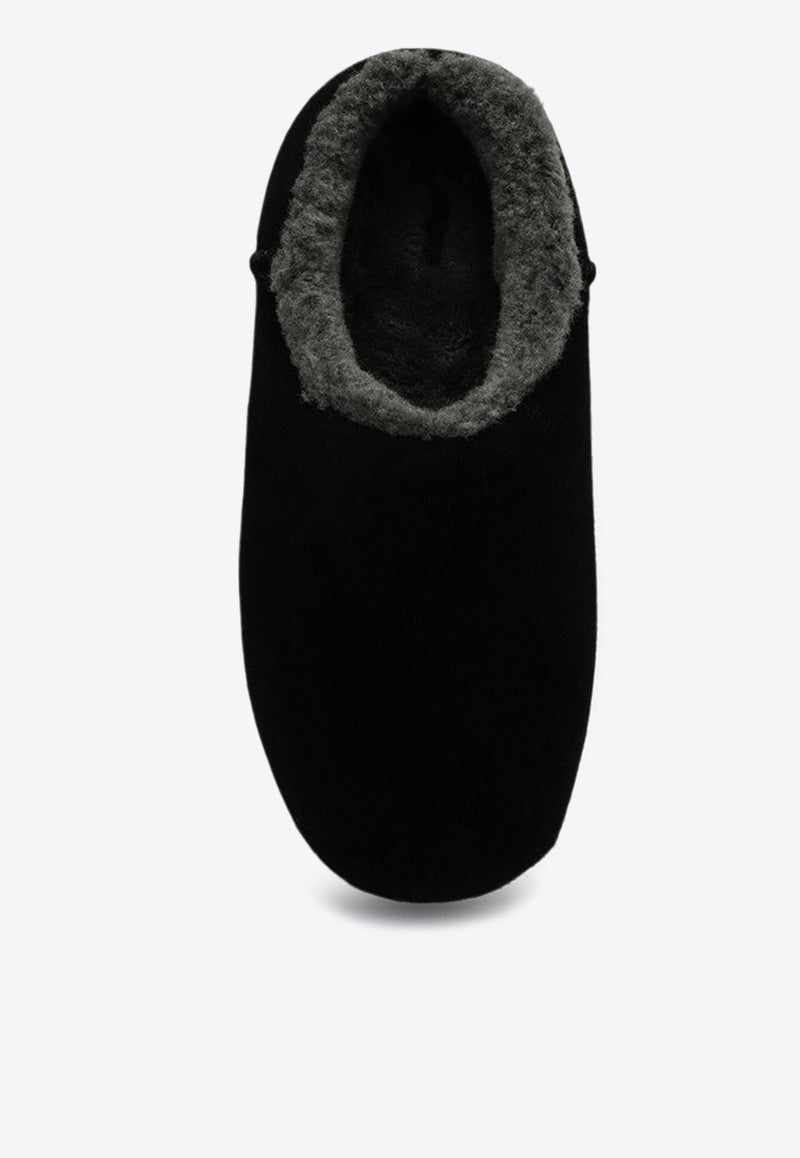 UGG Pumped Suede Slippers Black 1158215SUE/P_UGG-BLK