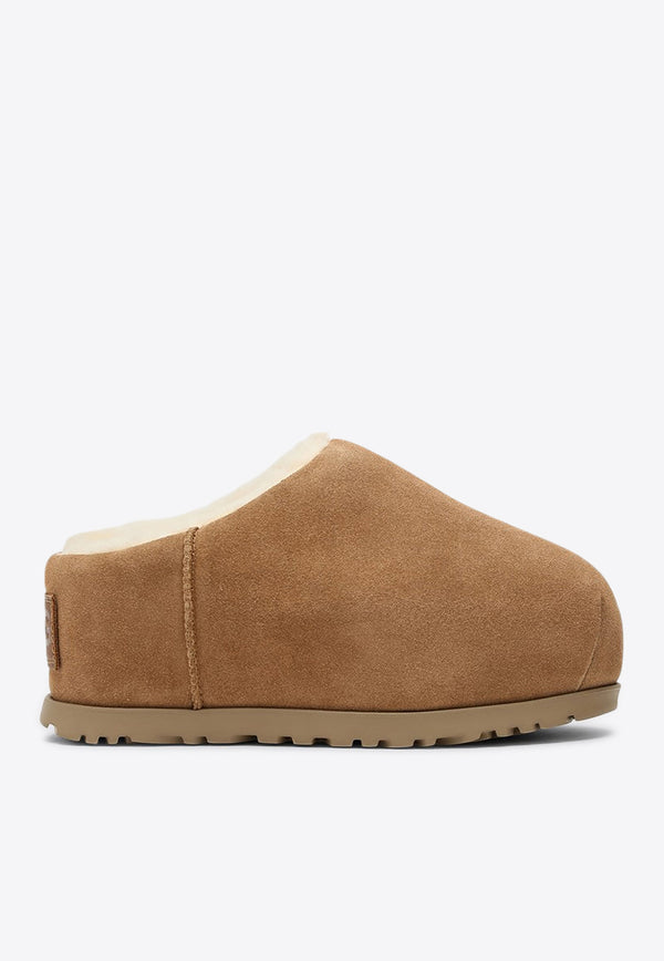 UGG Pumped Suede Slippers Brown 1158215SUE/P_UGG-CHE