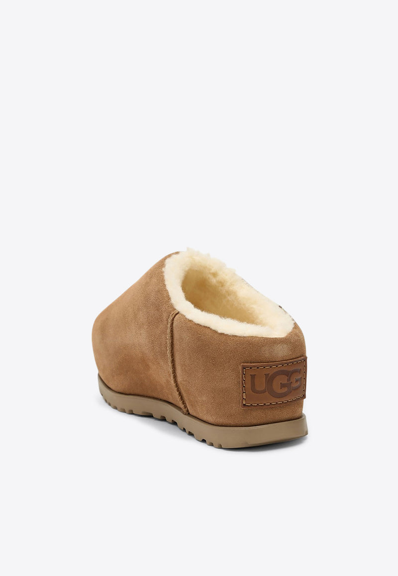 UGG Pumped Suede Slippers Brown 1158215SUE/P_UGG-CHE