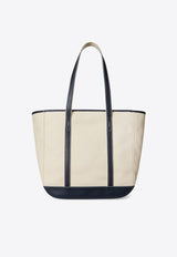 Polo Ralph Lauren Logo Canvas Tote Bag Beige 428968158002_ECRU NAVY_29842962