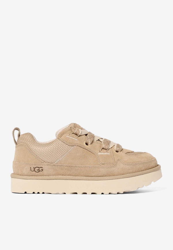 UGG Lo Lowmel Suede Sneakers Beige 1169493_MDSD