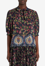 Etro Berry Print Silk Shirt 11729-5152 0200 Multicolor