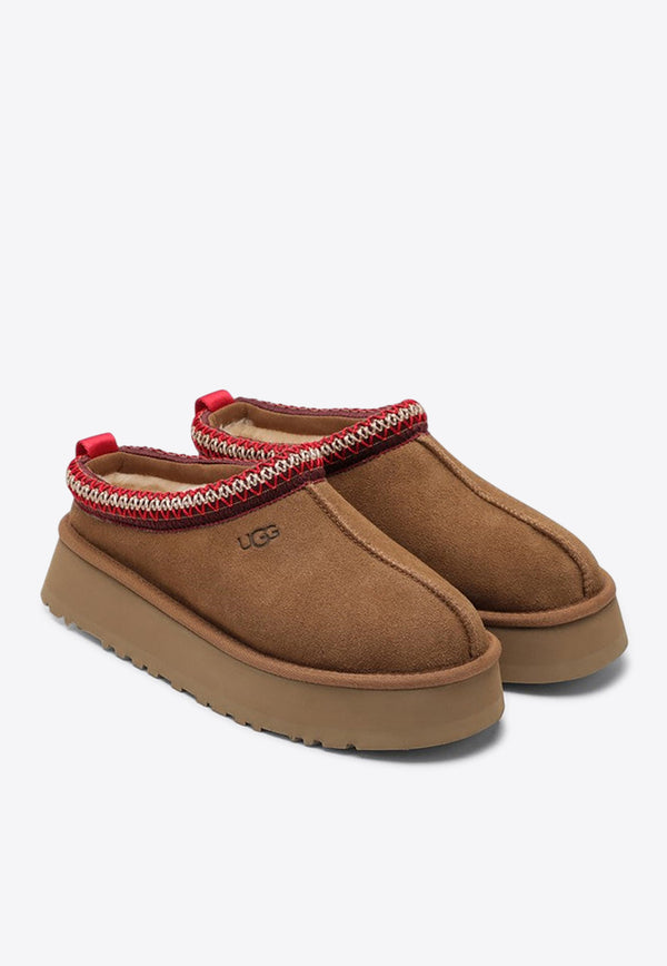 UGG Tazz Flatform Suede Mules Chestnut 1174471SUE_UGG-CHE