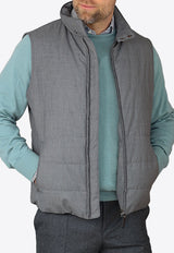 Quilted Zip-Up Vest