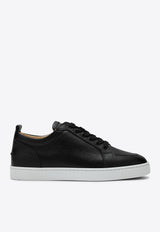 Christian Louboutin Rantulow Leather Low-Top Sneakers Black 1180255LE/P_LOUBO-BK01