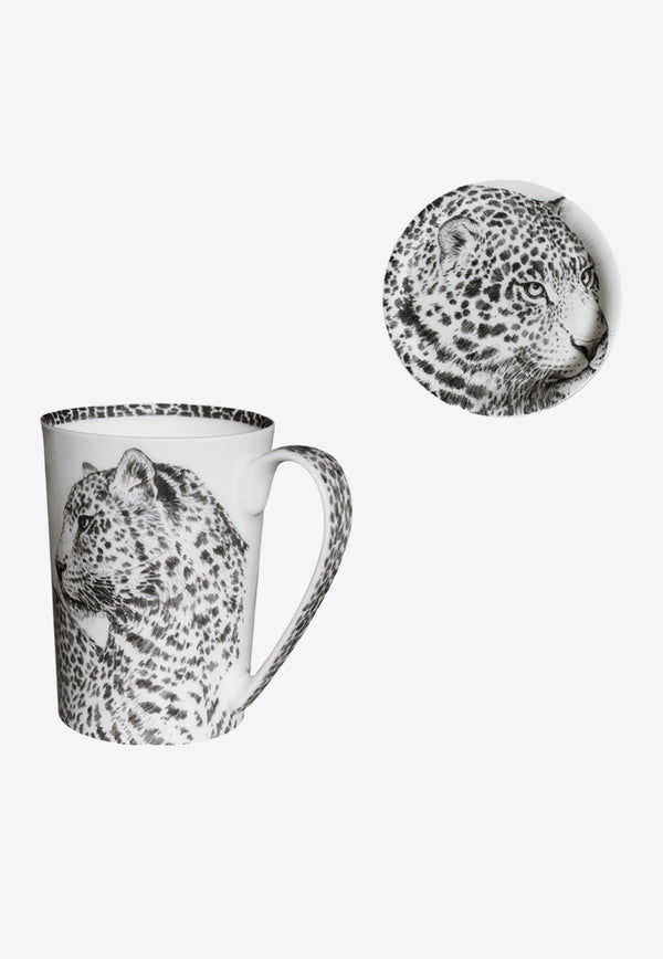 TAITÙ Wild Spirit Mug with Lid - Set of 4 Monochrome 12-1-4