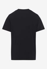 Moncler Logo-Printed Crewneck T-shirt Black