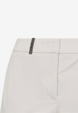 Straight-Leg Tailored Pants