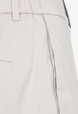 Straight-Leg Tailored Pants