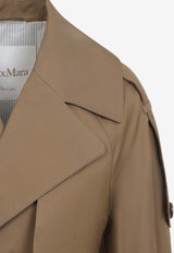 U Double-Breasted Trench Coat