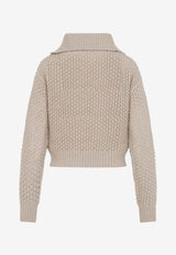 Tequila Crochet Knit Sweater