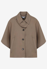 Paggio Short Cape Coat