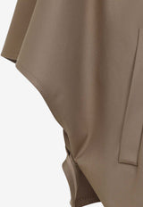 Paggio Short Cape Coat