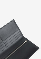 Passport Long Wallet in Grained Leather