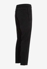 Pinstripe Pants in Virgin Wool