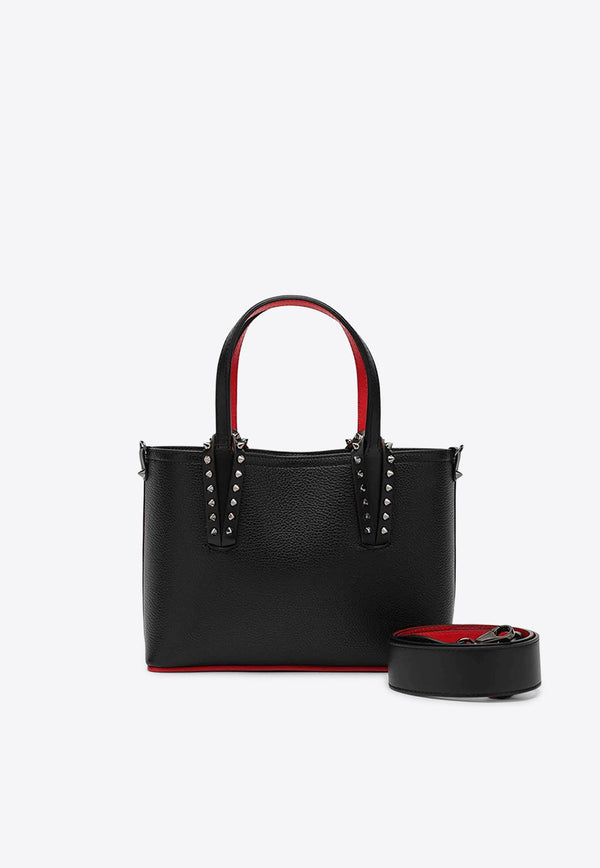 Christian Louboutin Mini Cabata Leather Tote Bag Black 1205054LE/P_LOUBO-CM53