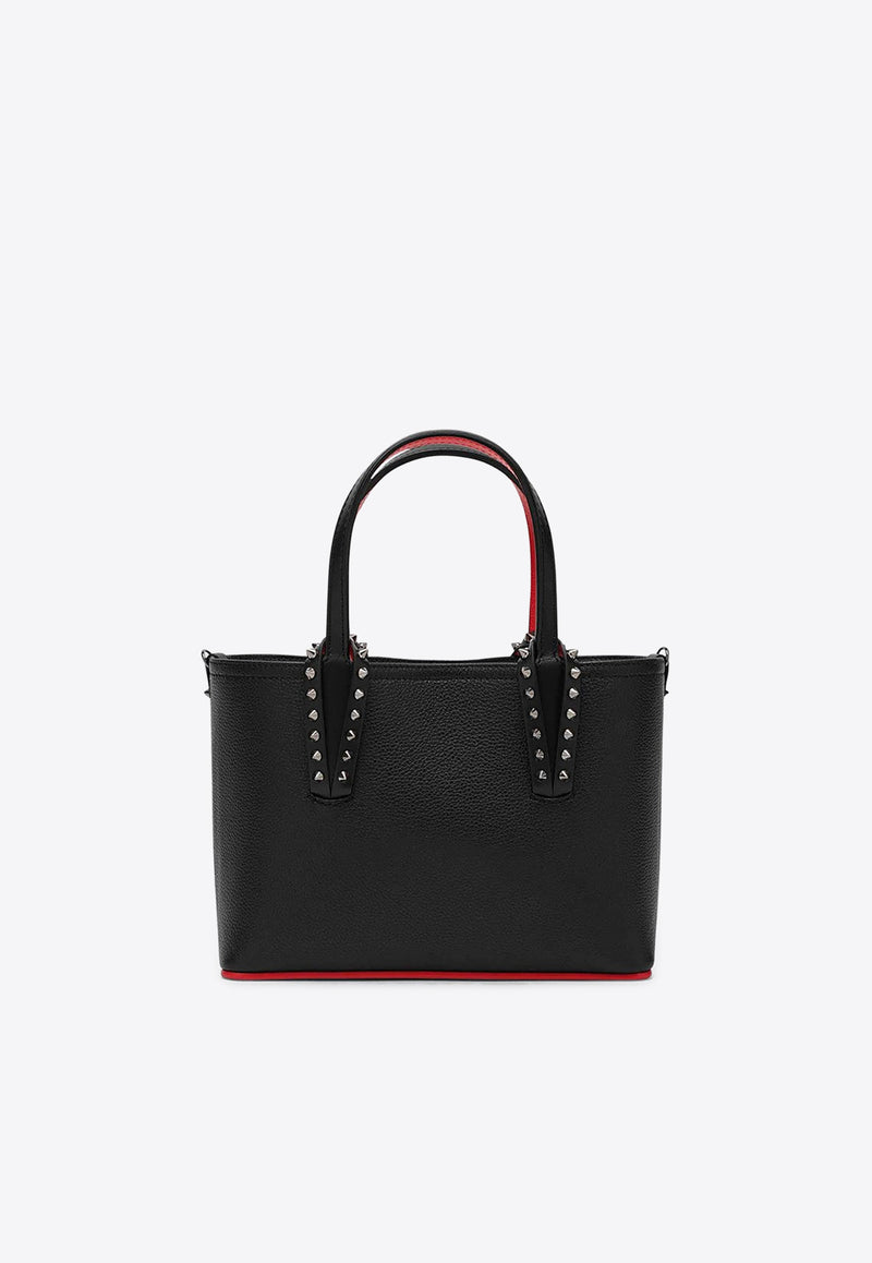 Christian Louboutin Mini Cabata Leather Tote Bag Black 1205054LE/P_LOUBO-CM53