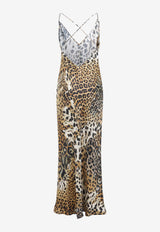 Jaguar Print Maxi Dress