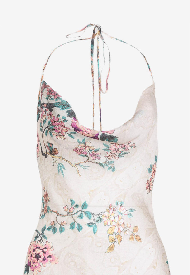 Floral Print Maxi Dress