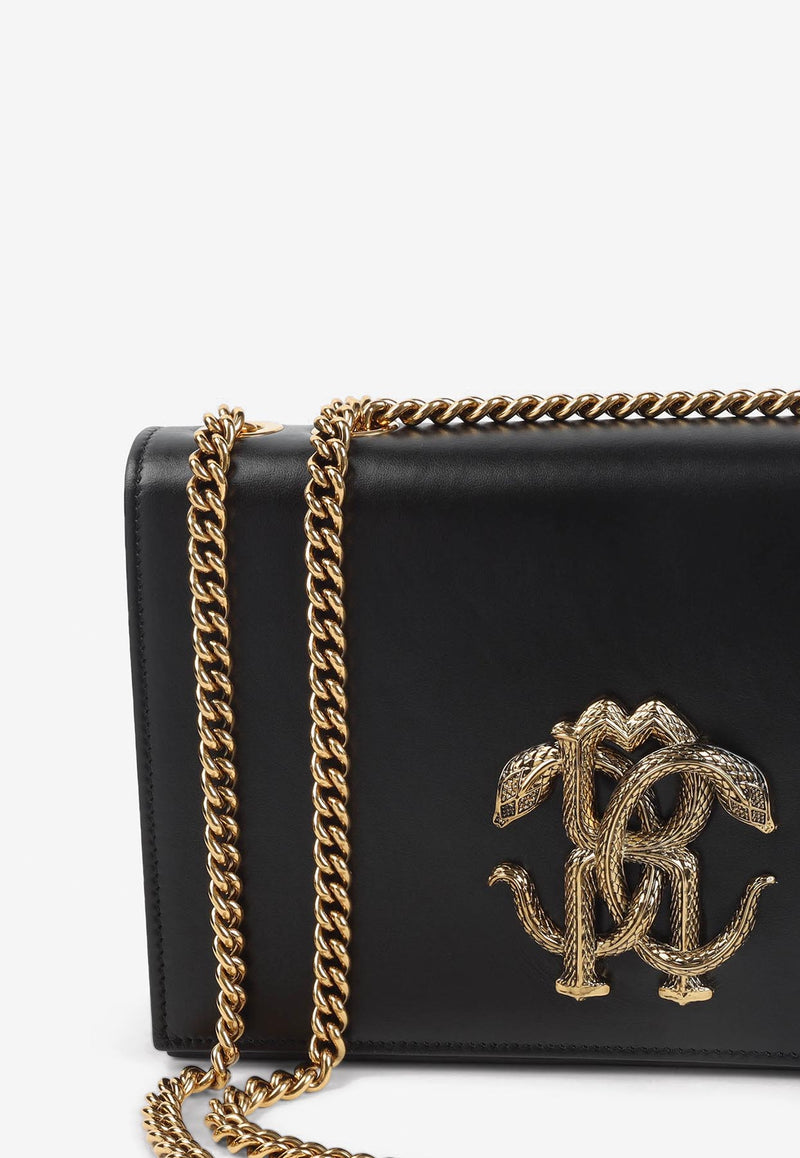 Monogram Mirror Snake Shoulder Bag