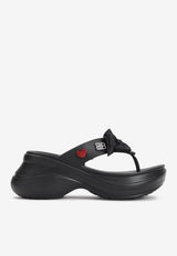 X Crocs Jibbitz Flatform Slippers