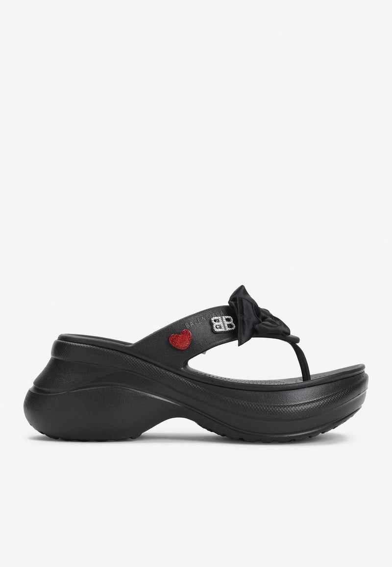 X Crocs Jibbitz Flatform Slippers
